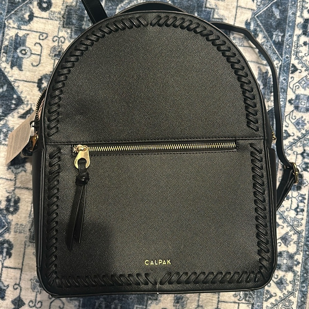 Calpak Kaya Faux Leather Round Backpack NWT